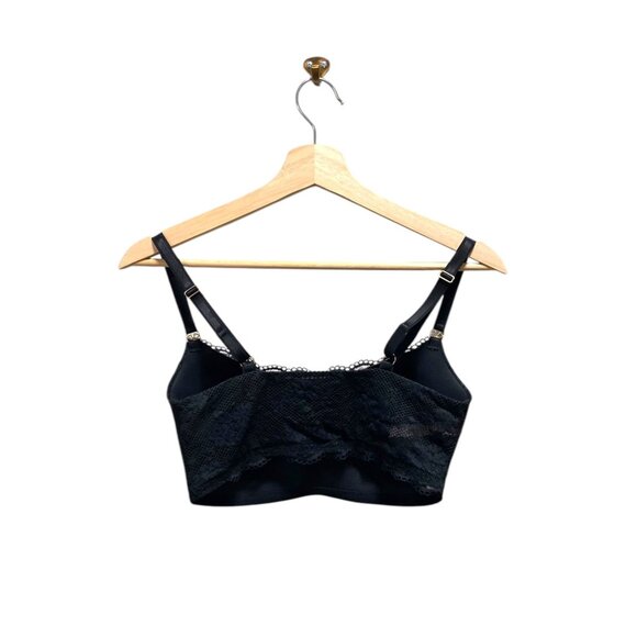 Victoria’s Secret Lace Bralette Black Size M Coquette Minimalist Sexy Glam Cute - Picture 7 of 9